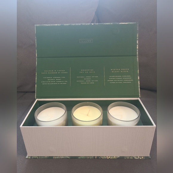 Illume Northern Woods Candle Gift Box, Set of 3 🕯 - Picture 4 of 4